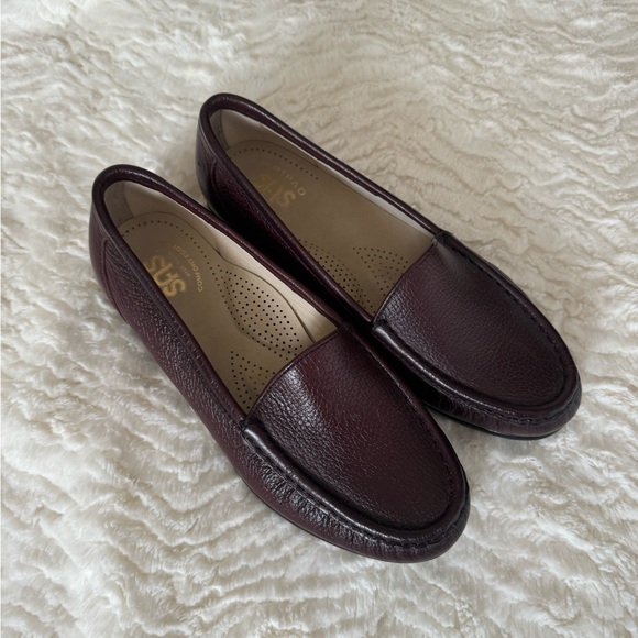 SAS Tripad Simplify Antique Wine Burgundy Slip-On Women's Shoes - Picture 6 of 6